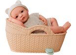 Babypuppe BABY BORN REAL "BABY born Real", beige (junge, heller hautton, offene augen), Puppen, Baby, Vinyl, Babypuppe, wirkt besonders lebensecht; Variante nicht wählbar