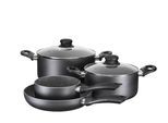 Topf-Set MÄSER "Izar", grau (schwarz), Töpfe, Topf-Set