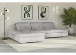 Ecksofa DIE PLANBAR "MP-IN17004 L-Form, Breite 331 cm, Federkern-Polsterung", grau, B:331cm H:84cm T:194cm, 88% Polyester, 12% Polyamid, Sofas, Ecksofa, inkl. Sitztiefenverstellung, wahlweise weitere Funktionen