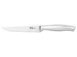Steakmesser CS KOCH-SYSTEME "SILVER 6-teiliges Set, Edelstahl rostfrei 18/10", silber, B:20mm, Edelstahl, Kunststoff, Essmesser, Steakmesser, mit fein gezahnter Klinge für müheloses Schneiden ohne Reißen