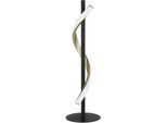 EGLO Tischleuchte "CONAPRATO Tischlampe - Alu, Stahl - LED - 8,8W - IP20", schwarz (schwarz, messing, gebürstet), 1, H: 46,5cm, 1 Stk., Leuchten, Nachttischlampe, Schreibtischleuchte, Leselampe, L16,5 x B14 x H46,5cm, Tischleuchte