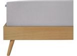 Spannbettlaken SCHIESSER "Jessi aus 100% Baumwolle", grau (hellgrau), B:100cm L:200cm, Jersey, Obermaterial: 100% Baumwolle, Bettlaken, Spannbettlaken, für Matratzen bis zu 22 cm Höhe, OEKO-TEX MADE IN GREEN