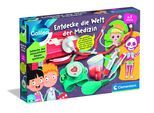 Experimentierkasten CLEMENTONI "Galileo, Entdecke die Welt der Medizin", bunt (weiß, neutral), Experimentierkästen, Kinder, Experimentierkasten, Made in Europe