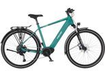 E-Bike FISCHER FAHRRAD "TERRA 4.0i 630 55" Gr. 55, grün (weiß, neutral), Elektrofahrräder, 55cm, 29 Zoll (73,66cm), E-Bike, Pedelec, Elektrofahrrad für Damen und Herren