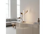 JUST LIGHT LED Tischleuchte "AURELIA", braun (rostfarben), 1, H: 27cm, 1 Stk., Leuchten, Dimmbar, 2700K Leuchtmittel, LED Tischleuchte