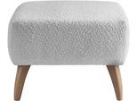 Polsterhocker HOME AFFAIRE "Colori modern und bequem, schmale Armlehnen, tolle Detailverarbeitung", silber, B:66cm H:44cm T:66cm, 100% Polyester, Hocker, Polsterhocker, zwei verschiedene Fußfarben wählbar