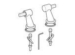 Geberit Scharnier Paar 598036000 zu WC-Sitz 573500