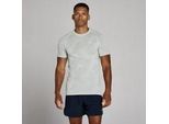 MP Herren Tempo Pillar Graphic Nahtlos Kurzarm T-Shirt - Chrome - XXL