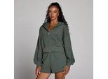 MP Damen Lifestyle Zip-Through-Hoodie – Wolkengrün - L