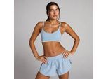 MP Damen Tempo Contrast Sport-BH - Denimblau - XXL