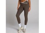 MP Damen Tempo Contrast Leggings - Schokolade - M