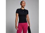 MP Damen Lift Seamless Body Fit T-Shirt - Schwarz - XL