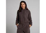 MP Damen Fleece-Hoodie – Kakao - M