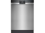 SIEMENS Unterbaugeschirrspüler "SN43ES10TE", Energieeffizienz: B, silber (gebürsteter stahl), B:59,8cm H:81,5cm T:57,3cm, Geschirrspüler, Energiesparlösungen mit smartStart und hohe Flexibität beim Beladen, Unterbaugeschirrspüler