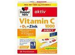 DOPPELHERZ Vitamin C 1000+D3+Zink DIRECT Pellets 60 g
