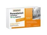 PARACETAMOL-ratiopharm 125 mg Zäpfchen 10 St