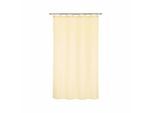 Spirella , Sandfarben , Kunststoff , Uni , 180x200 cm , antibakteriell, wasserabweisend ,