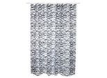 MSV , Grau , Textil , Graphik , 180x200 cm , inkl. Ringe, antibakteriell, wasserundurchlässig ,