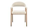 Möbelix , Creme, Hellbraun , Metall, Textil , 56x79.5x54 cm ,