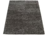 Hochflor-Teppich PACO HOME "Maya 400", grau, B:120cm H:49mm L:170cm, Polypropylen (PP), Teppiche, Hochflor-Teppich, Uni-Farben, mit Effektgarn, weich & kuschelig