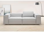 2-Sitzer HOME AFFAIRE "Watertown, modern, Sofa 246 cm breit, in 2 Tiefen, Japandi Design", grau, B:246cm H:68cm T:98cm, 94% Polyester, 6% Nylon, Sofas, 2-Sitzer, Sofa Tiefe 98cm, extra breiter Sitzfläche, Flachgewebe SIMPLY CLEAN