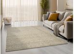 Wollteppich OCI DIE TEPPICHMARKE "ATRIUM HANDWEB , auch als Läufer und in Rund erhältlich", beige (hellbeige, creme), B:70cm H:12mm L:140cm, Obermaterial: 70% Wolle, 25% Baumwolle, 5% Polyester, Teppiche, Wollteppich, 70% Wolle, handgewebt, Naturfasern, Wendeteppich, Wohnzimmer