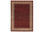 Orientteppich OCI DIE TEPPICHMARKE "CAVARI HERATI" Gr. 13, rot, B:80cm H:4mm L:300cm, Seide, Wolle, Teppiche, Orientteppich, handgeknüpft, mit Fransen, Wolle mit Seide, Wohnzimmer