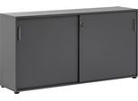 Aktenschrank SCHILDMEYER "Serie 1500, Aktenschrank, Made in Germany, B: 160,2 cm", grau (anthrazit), B:160,2cm H:84,2cm T:41cm, FSC-zertifizierter Holzwerkstoff, Schränke, Aktenschrank, Solide Verarbeitung - Dieses Produkt ist in Deutschland gefertigt