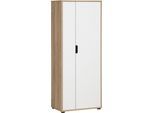 Aktenschrank SCHILDMEYER "Emmik, Aktenschrank, Made in Germany, B: 65 cm", weiß (weiß eiche, weiß), B:65,1cm H:163,6cm T:41cm, FSC-zertifizierter Holzwerkstoff, Schränke, Aktenschrank, Solide Verarbeitung - Dieses Produkt ist in Deutschland gefertigt