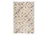 Teppich ESPRIT "Solveig", beige (creme beige), B:120cm H:12mm L:170cm, Polyester, Teppiche, Teppich, Kurzflorteppich, gewebt, geometrisch, modern, trendig, Skandi, weich