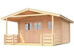 Gartenhaus WEKA "111 B Gr.1, 28 mm, natur", beige (naturbelassen), Fußboden im Gartenhaus, ohne Rück- und Seitenwand, ohne Dacheindeckung, Massivholz, Gartenhäuser, Gartenhaus
