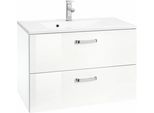 Waschtisch WELLTIME "Ravenna", weiß (weiß, weiß, weiß), B:60cm H:54cm T:48cm, Waschtische, Waschtisch