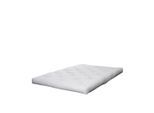 Futonmatratze KARUP DESIGN "Triple Latex Futon, 20 cm hoch, mehrere Größen, handgefertigt.", weiß, B:200cm L:200cm, Obermaterial: 100% Baumwolle, Matratzen, Futonmatratze, Aus Baumwolle und Wolle mit einem Kern aus Latexschaum. Made in Europe