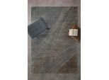 Teppich WECON HOME "Skai", grau (braun), B:200cm H:6mm L:300cm, Schurwolle, Teppiche, Teppich, VIskose/Wolle, modern, abstrakt, handgetuftet, robust, pflegeleicht
