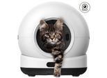 Zedar Selbstreinigende Katzentoilette mit kamera, 82L Katzenklo Selbstreinigend mit App – Inkl. Katzenklo-Matte & 3 Rollen Müllbeutel – XXL - K1200 PRO+