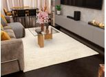 Teppich OCI DIE TEPPICHMARKE "TINY, Wendeteppich", beige (hellbeige, natur, beige), B:250cm H:9mm L:350cm, Obermaterial: 50% Wolle, 45% Viskose, 5% Polyethylen, Teppiche, Teppich, handgewebt, 50% Wolle, Naturfaser