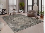 Teppich OCI DIE TEPPICHMARKE "LIV ROUND, auch in Quadratisch und Rund", grau (hellgrau, dunkelgrau), B:200cm H:20mm L:200cm, Obermaterial: 80% Polypropylen, 20% Polyester, Teppiche, Teppich, Design Teppich, Kreise, modern, alle Räume