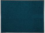 Fußmatte "CLEAN, Made in Belgium", blau, B:60cm H:8,5mm L:180cm, Polyamid, PRIMAFLOR-IDEEN IN TEXTIL, Teppiche, Fußmatte, Schmutzfangmatte, große Farbauswahl, waschbar