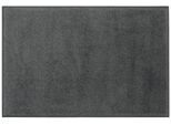 Fußmatte OTTO HOME "Lavea" Gr. 16, grau (anthrazit), B:50cm H:9mm L:75cm, Kunstfaser, Teppiche, Fußmatte, Schmutzfangmatte, Uni-Farben, In- und Outdoor-Teppich, waschbar