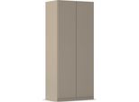 Kleiderschrank RAUCH "Schlafzimmer Garderobe Kinderzimmer WELTNEUHEIT ELVIK by rauch-ONE", beige (fango), B:91cm H:231cm T:54cm, Holzwerkstoff, Schränke, Kleiderschrank, PATENTIERTES SCHNELLMONTAGESYSTEM mit Push-to-open MADE IN GERMANY