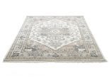 Wollteppich THEKO "Versian 877, handgeknüpft", beige (natur), B:140cm H:10mm L:200cm, Schurwolle, Teppiche, Wollteppich, reine Wolle, orientalisches Design, Wohnzimmer