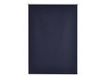 Seitenzugrollo K-HOME "Thermo Klemmfix-Rollo" Gr. 7, blau (marine), B:100cm H:150cm, Polyester, Rollos, Seitenzugrollo, 1 Stück