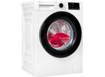 BAUKNECHT Waschmaschine "B WM 8A7 BS", Energieeffizienz: A, weiß, B:60cm H:84,5cm T:55cm, Waschmaschinen, Adaptive Wash – Intelligente Anpassung der Programme an Ihre Wünsche, Waschmaschine