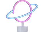 JUST LIGHT LED Wandleuchte "NEON-SATUR", bunt (mehrfarbig), 1, 1 Stk., Leuchten, LED Wandleuchte