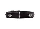 Hunter Hundehalsband softie stone schwarz S-M