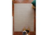 Teppich WECON HOME "Layo, auch als Läufer erhältlich", beige, B:140cm H:6mm L:200cm, Polypropylen, Teppiche, Teppich, Flachgewebe, wetterfest, geometrisches Design, In- & Outdoor Teppich