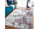 Teppich LIVABLISS "NEW YORK", grau, B:160cm H:9,9mm L:220cm, Polypropylen, Teppiche, Teppich