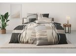 Bettwäsche OTTO HOME "Kelian in Gr. 135x200, 155x220 cm u.a. Bettwäsche-Set mit Baumwolle", beige (beige, grau), B/L: 200cm x 200cm, 1 Stk., 2 Stk., Polycotton recycelt, B/L: 80cm x 80cm & 80cm x 80cm, 3, Polycotton recycelt, Obermaterial: 50% Baumwolle, 50% Polyester, Bettwäsche, Bettwäsche, in verschiedenen Qualitäten, gemusterte Bettwäsche