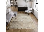 Teppich ESPRIT "Upper East Side", beige, B:170cm H:6mm L:240cm, Schurwolle, Teppiche, Teppich, Wollteppich, kurzflor, Vintage, gewebt, edel, Wohnzimmer, natürlich