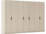 Kleiderschrank OTTO HOME "Schrank Schlafzimmer Garderobe Ankleide WELTNEUHEIT NYLLA by rauch-ONE", beige (champagner), B:315cm H:231cm T:54cm, Holzwerkstoff, Schränke, Kleiderschrank, PATENTIERTES SCHNELLMONTAGESYSTEM schwarzer Griff MADE IN GERMANY